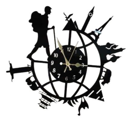 Man's Backpacking Traveler Clock - Hayat Mart 